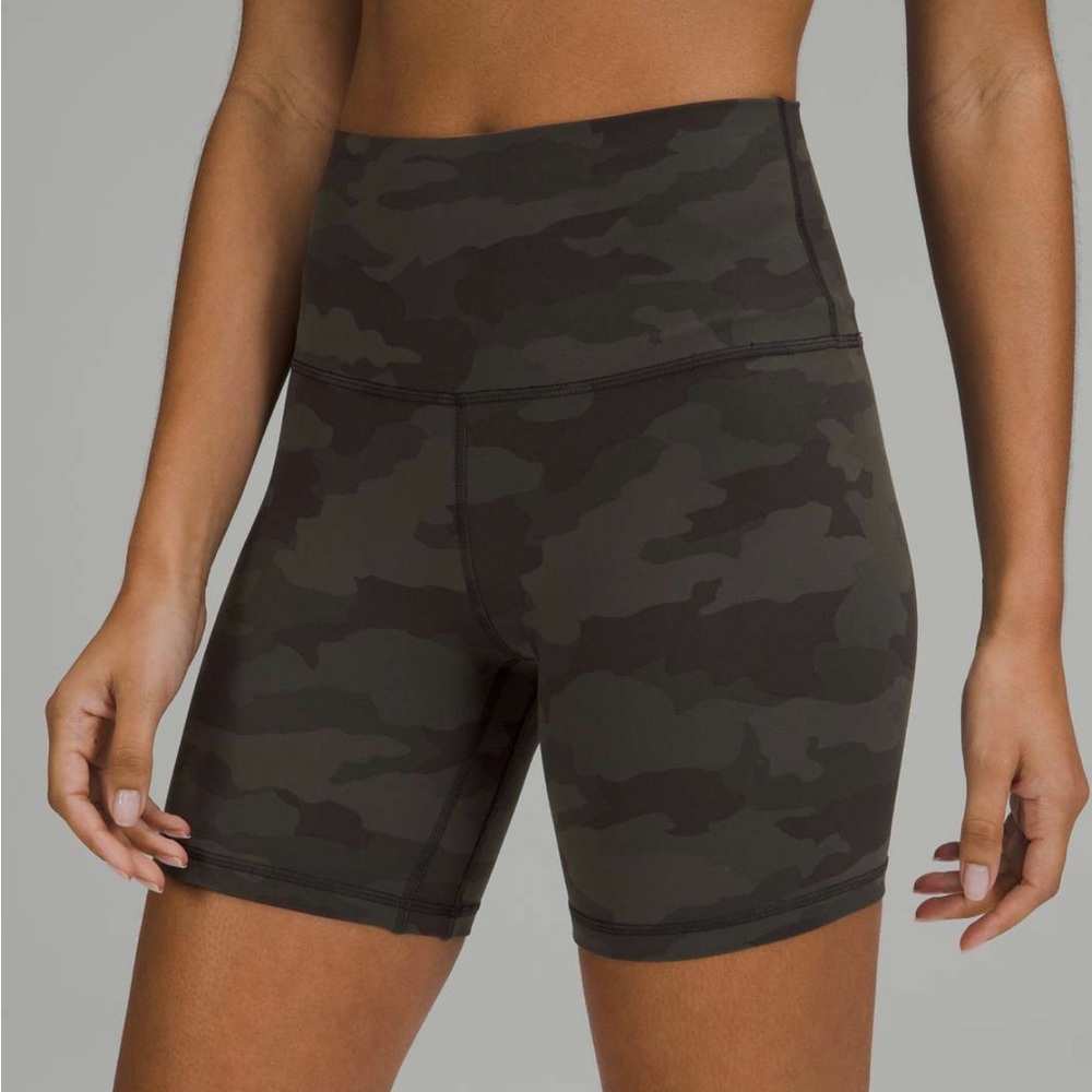 Align high rise biker shorts